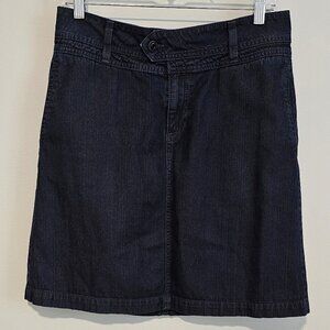 Women’s AG Peony Denim Skirt Dark Wash, 29 Waist